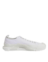 Dolce & Gabbana White Leather Low Top NS1 Sneakers Shoes